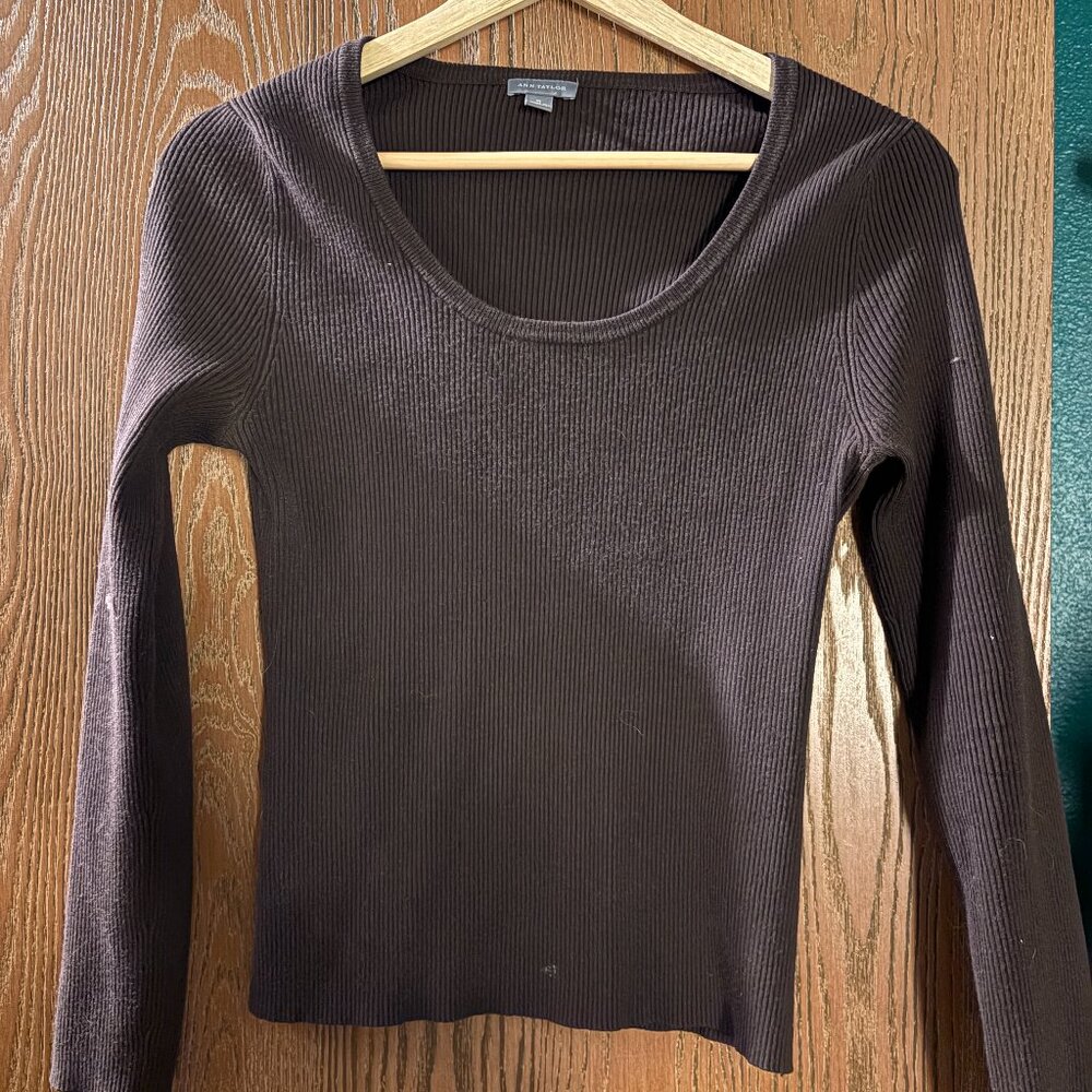 Ribbed Sweater - Chocolate